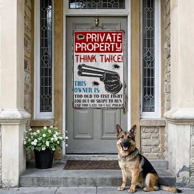 š„LAST DAY 49% OFF - Funny Private Property Metal Warning Sign
