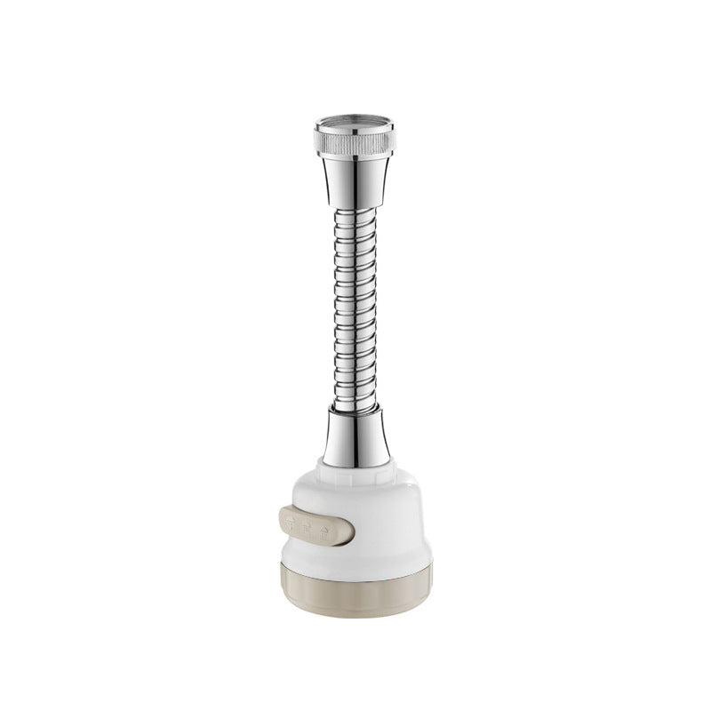 360-degree rotatable connection nozzles for faucets, ABS, or metal