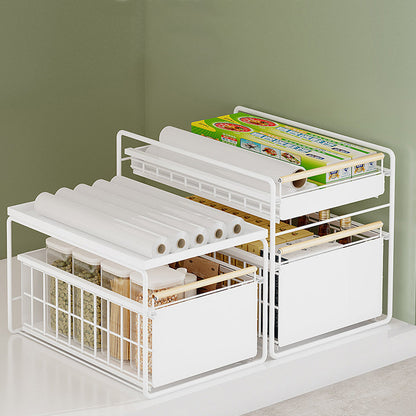Contemporary Dual Storage Cart Organiser