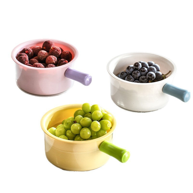 2-Piece Small Colander Set, Perfect for Washing Fruits and Vegetables, BPA-Free