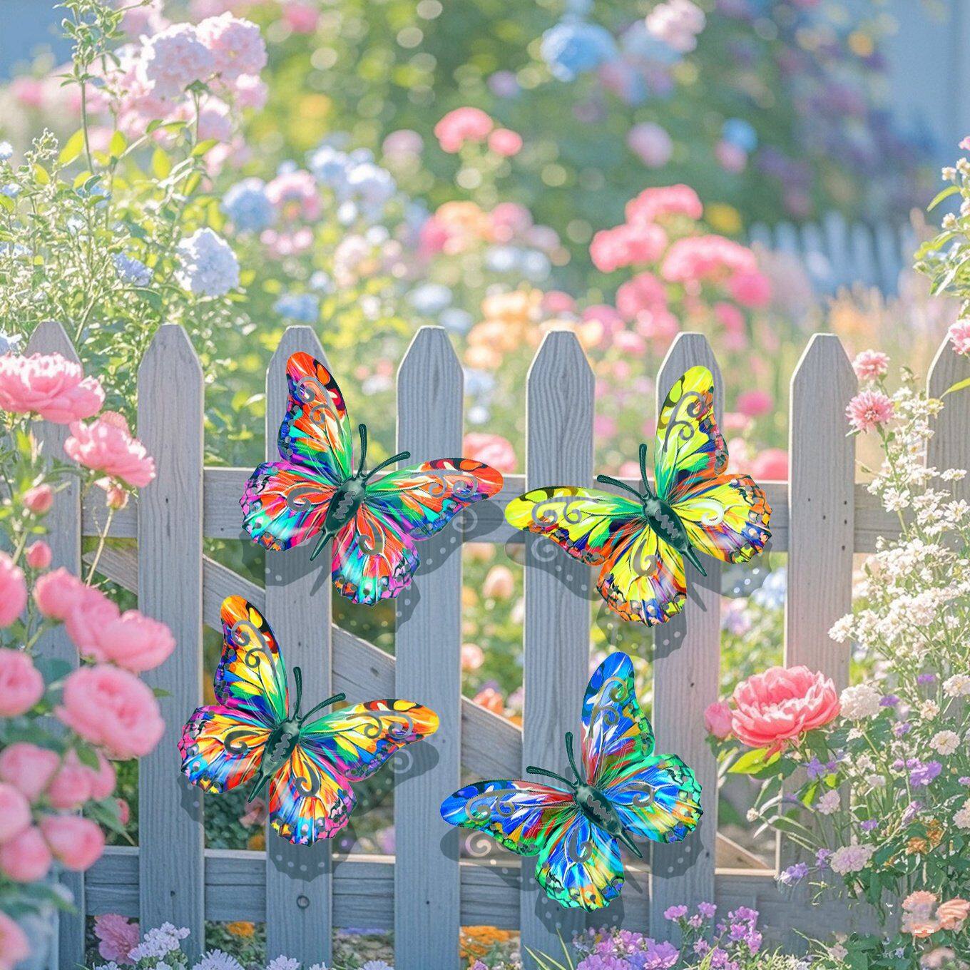 🔥2026 Summer Hot Sale 49% OFF-🦋4Pcs Butterfly Metal Wall Decor