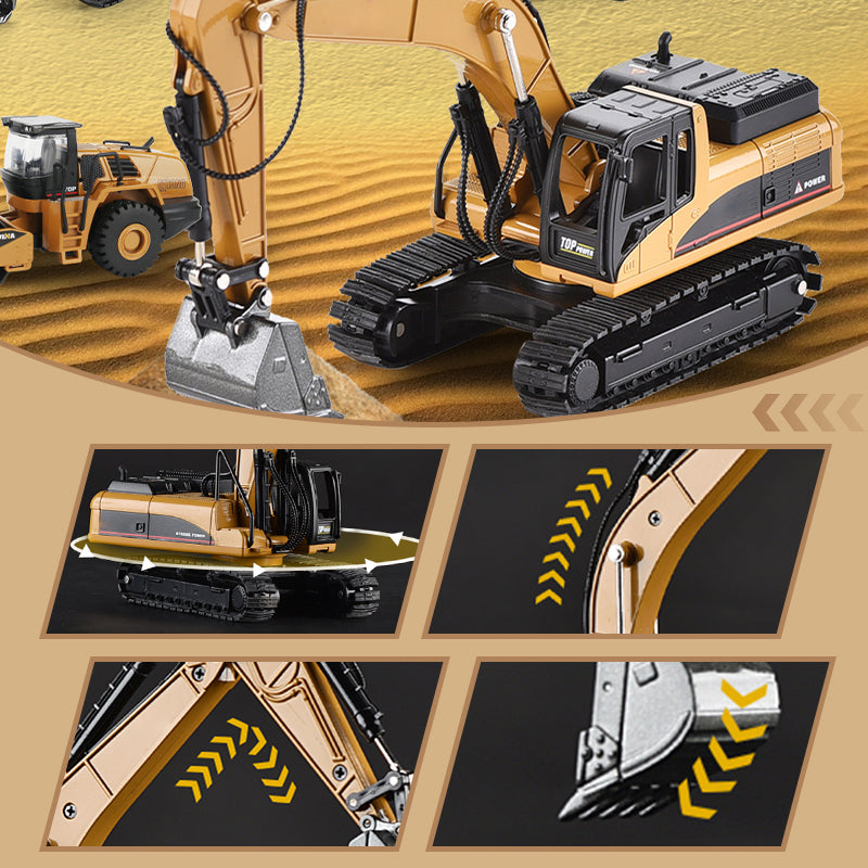 1:50 Excavator Construction Vehicle Toys