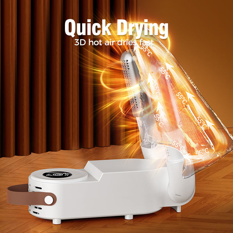 Constant Temperature Shoe Dryer - Rapid Drying Technology with Adjustable Timer for All Footwear Types
